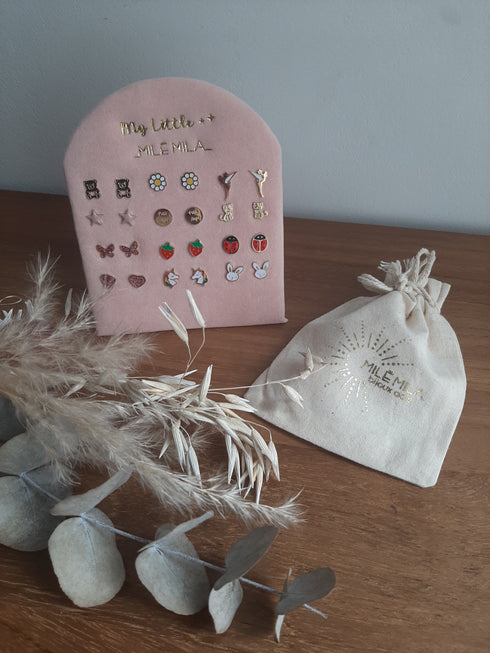Les boucles d'oreille My little de chez Milé Mila